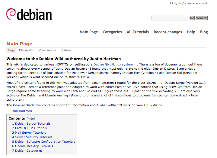 Original Debain Wiki Design The Original Debian Wiki